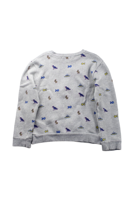A Grey Crewneck Sweatshirts from Bonpoint in size 4T for boy. (Back View)