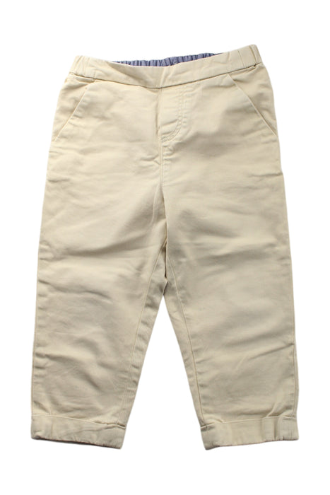 A Beige Casual Pants from Bonpoint in size 4T for neutral. (Front View)