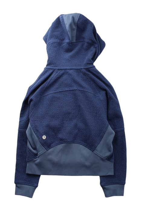 A Navy Zippered Sweatshirts from Moody Tiger in size 6T for neutral. (Back View)