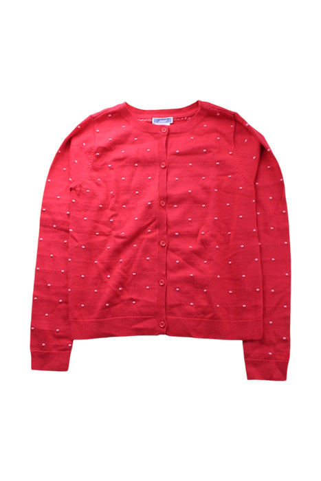 A Red Cardigans from Jacadi in size 10Y for girl. (Front View)