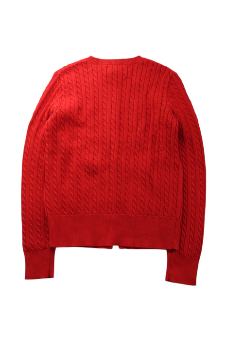 A Red Cardigans from Polo Ralph Lauren in size 8Y for girl. (Back View)