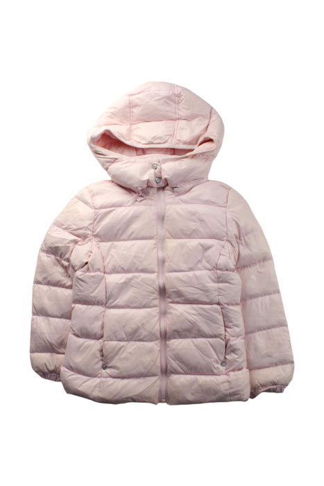 A Pink Puffer/Quilted Coats & Outerwear from Polo Ralph Lauren in size 6T for girl. (Front View)