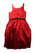 A Red Sleeveless Dresses from Polo Ralph Lauren in size 8Y for girl. (Back View)