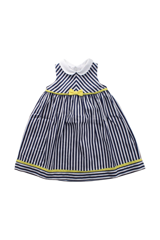 A Navy Sleeveless Dresses from Luli & Me in size 2T for girl. (Front View)