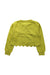 A Green Cardigans from Anna Sui in size 3T for girl. (Back View)