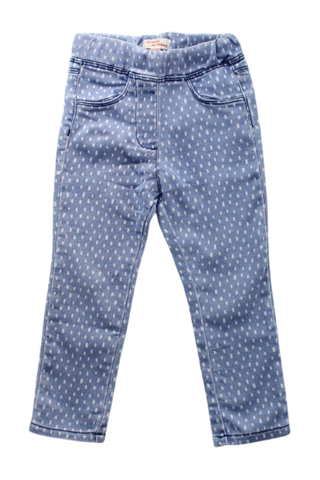 A Blue Jeans from DPAM in size 2T for girl. (Front View)