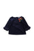 A Navy Long Sleeve Tops from Janie & Jack in size 2T for girl. (Front View)