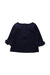 A Navy Long Sleeve Tops from Janie & Jack in size 2T for girl. (Back View)