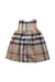 A Multicolour Sleeveless Dresses from Burberry in size 3T for girl. (Front View)