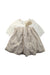 A IvoryBeige Long Sleeve Dresses from Pippa & Julie in size 3T for girl. (Front View)