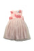 A Pink Sleeveless Dresses from Chickeeduck in size 2T for girl. (Front View)