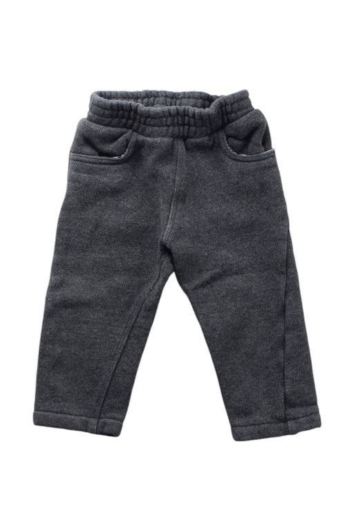 A Grey Casual Pants from Petit Bateau in size 6-12M for neutral. (Front View)