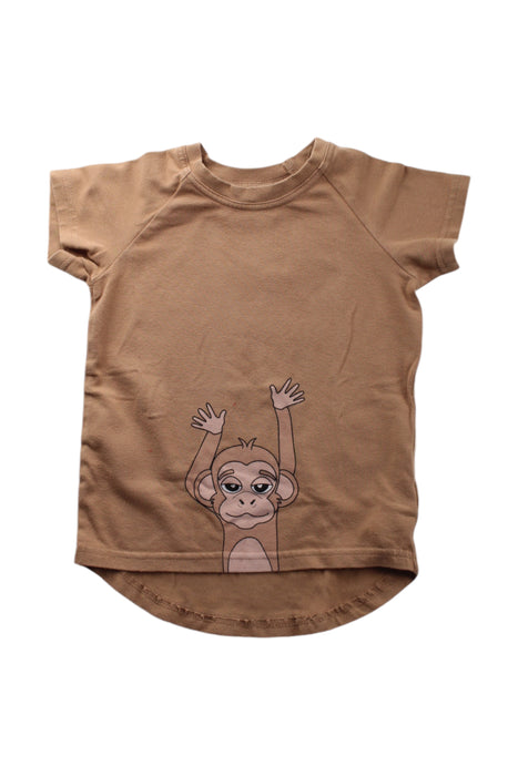 A Beige Short Sleeve T Shirts from Dear Sophie in size 2T for neutral. (Front View)