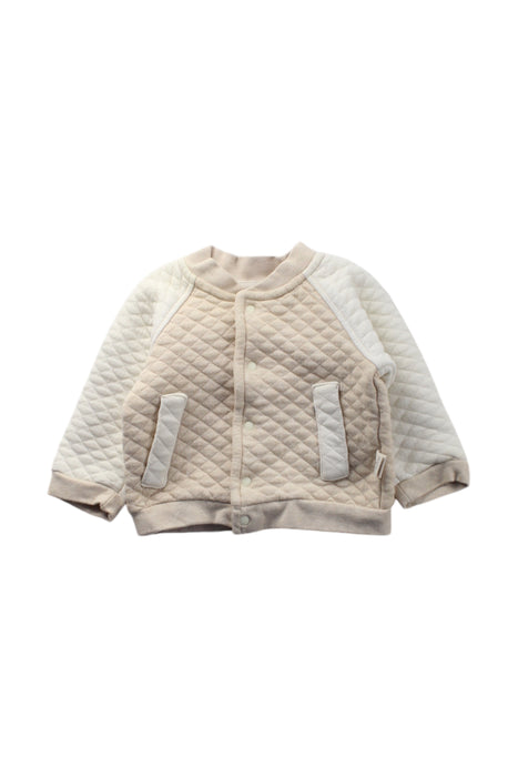 A Ivory Puffer/Quilted Coats & Outerwear from Primeval in size 12-18M for neutral. (Front View)