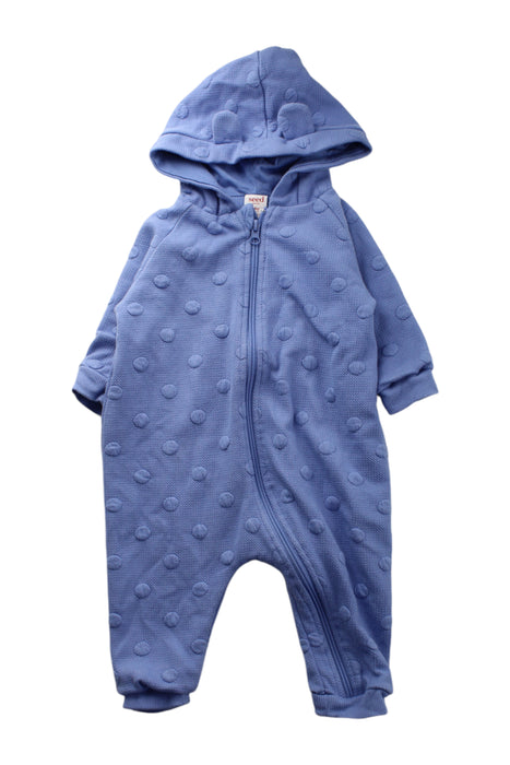 A Blue Onesies from Seed in size 6-12M for neutral. (Front View)