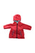 A Red Rain Jackets from Petit Bateau in size 6-12M for neutral. (Front View)