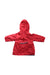 A Red Rain Jackets from Petit Bateau in size 6-12M for neutral. (Back View)