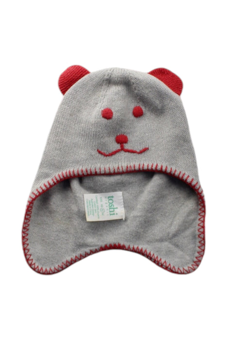 A Grey Winter Hats from Toshi in size O/S for neutral. (Front View)