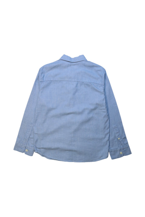 A Blue Long Sleeve Shirts from Abercrombie & Fitch in size 7Y for boy. (Back View)