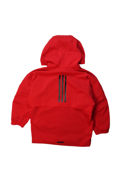 A Red Lightweight Jackets from Adidas in size 6T for boy. (Back View)