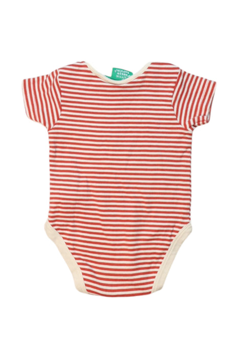 A Red Sleeveless Bodysuits from Little Green Radicals in size 6-12M for neutral. (Back View)