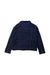 A Navy Lightweight Jackets from Petit Bateau in size 8Y for girl. (Back View)