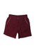 A Burgundy Shorts from Excuse My French in size 12Y for girl. (Front View)