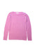 A Pink Long Sleeve Tops from Excuse My French in size 10Y for girl. (Front View)