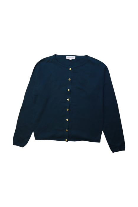 A Navy Cardigans from Excuse My French in size 10Y for girl. (Front View)