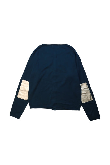 A Navy Cardigans from Excuse My French in size 10Y for girl. (Back View)