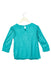 A Green Long Sleeve Tops from Armani in size 6T for girl. (Back View)
