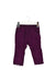 A Purple Casual Pants from null in size 0-3M for girl. (Front View)