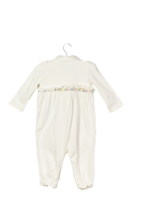 A White Long Sleeve Jumpsuits from Ralph Lauren in size 3-6M for girl. (Back View)