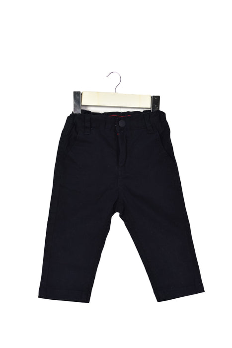 A Black Casual Pants from Jacadi in size 6-12M for boy. (Front View)