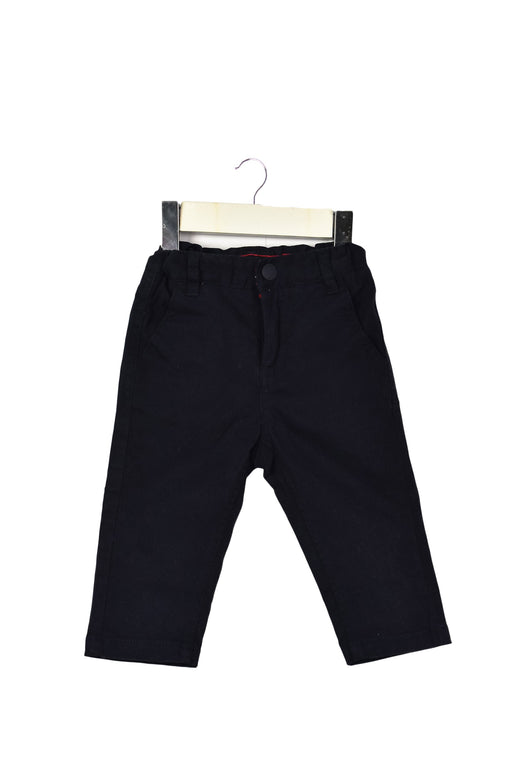 A Black Casual Pants from Jacadi in size 6-12M for boy. (Front View)