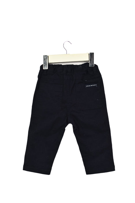 A Black Casual Pants from Jacadi in size 6-12M for boy. (Back View)