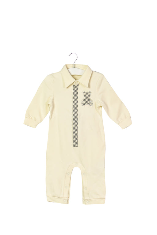 A White Long Sleeve Jumpsuits from Nicholas & Bears in size 6-12M for boy. (Front View)