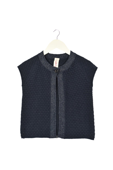 A Grey Cardigans from Juliet & the Band in size 6T for girl. (Front View)