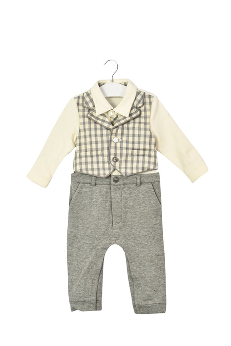 A Mulicolour Long Sleeve Jumpsuits from Nicholas & Bears in size 6-12M for boy. (Front View)