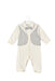 A White Long Sleeve Jumpsuits from Chickeeduck in size 6-12M for boy. (Front View)