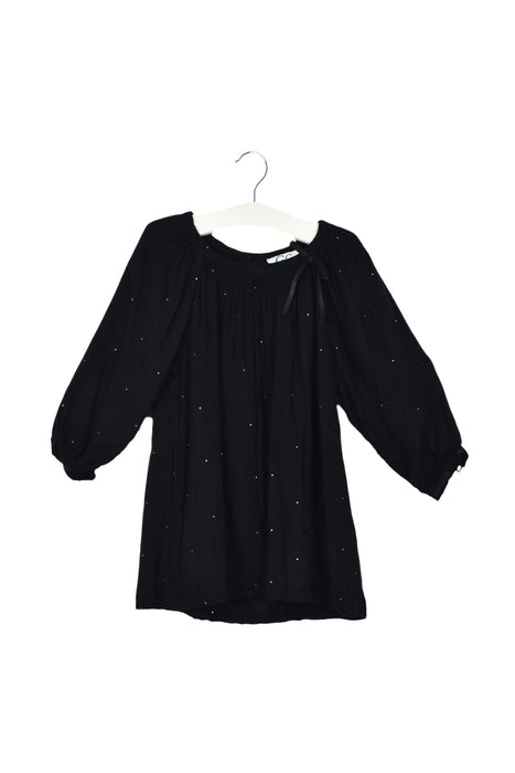 A Black Long Sleeve Dresses from CdeC in size 12-18M for girl. (Front View)