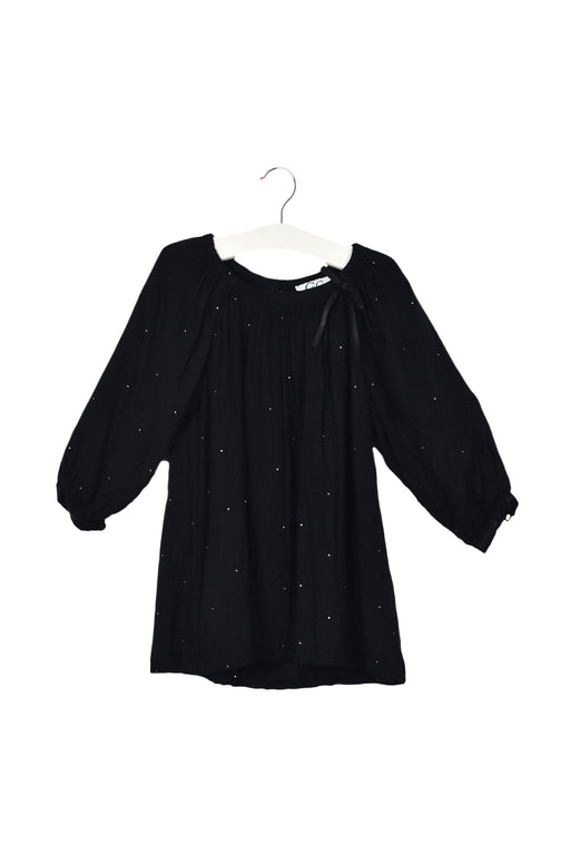 A Black Long Sleeve Dresses from CdeC in size 12-18M for girl. (Front View)