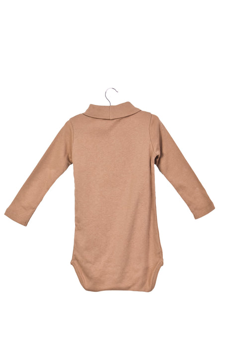 A Beige Long Sleeve Bodysuits from Bonpoint in size 12-18M for girl. (Back View)