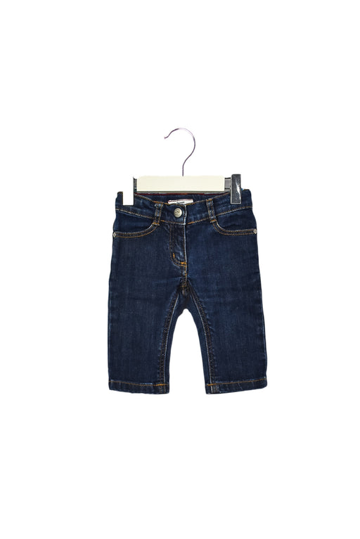 A Blue Jeans from Jacadi in size 3-6M for girl. (Front View)