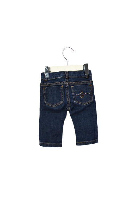 A Blue Jeans from Jacadi in size 3-6M for girl. (Back View)