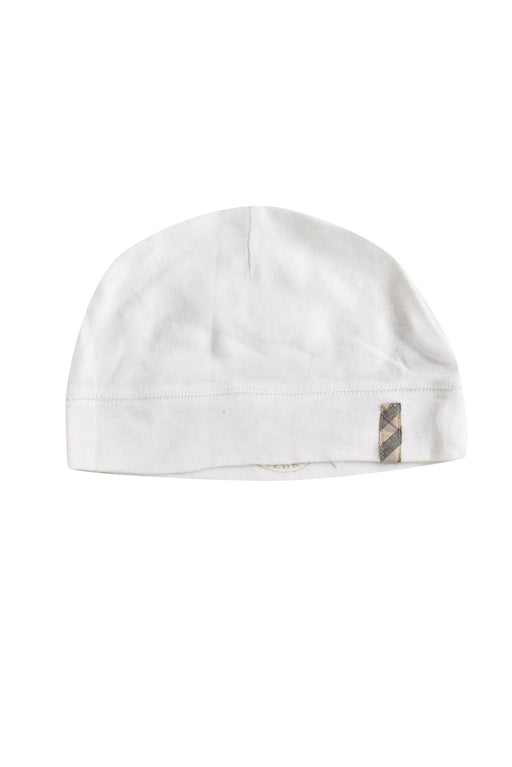 A White Hats Beanies & Caps from Burberry in size 3-6M for boy. (Front View)