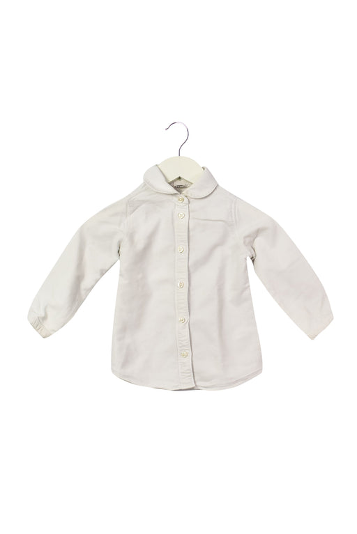 A White Shirts from Crewcuts in size 2T for boy. (Front View)