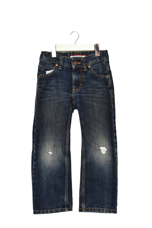 A Blue Jeans from Tommy Hilfiger in size 4T for boy. (Front View)