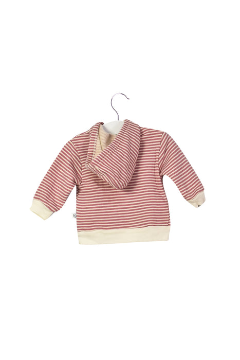 A Pink Zippered Sweatshirts from Dimples in size 0-3M for girl. (Back View)