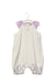 A White Rompers from Armani in size 6-12M for girl. (Front View)